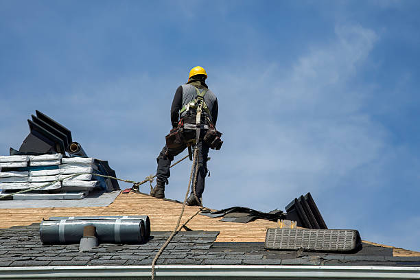 Professional Roofing technician working in Gracewood, GA